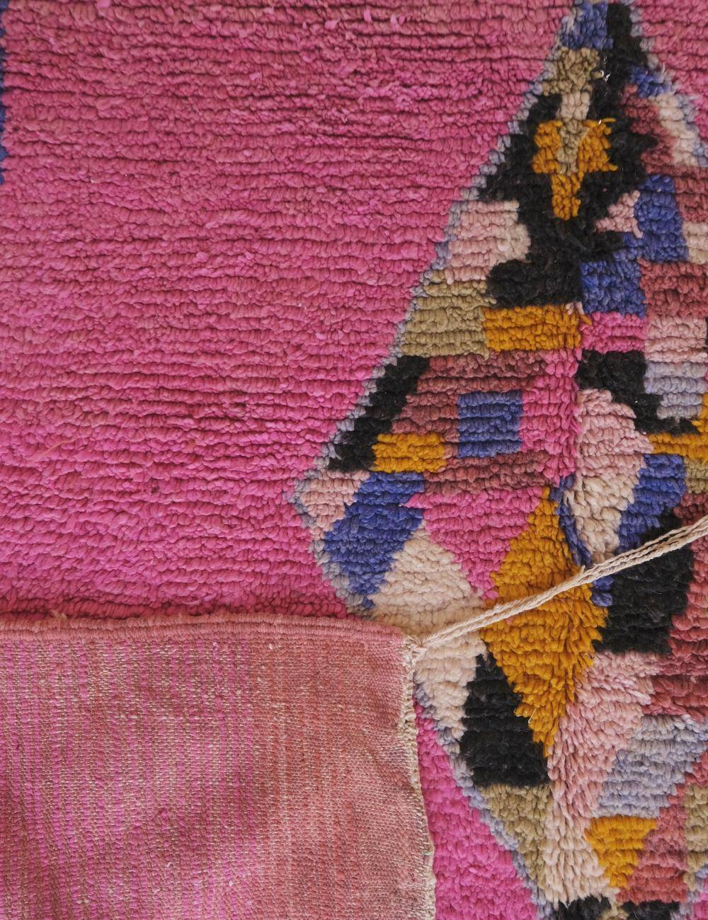 Pink berber rug - 315 x 190 cm