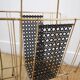 Magazine holder vintage brass structure metallic canage