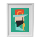 Framed Abstract Collage
