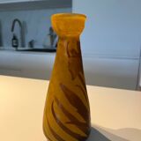 Pear-shaped Gallé vase