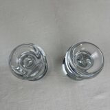 Set of 70s design candlesticks