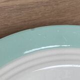 Set of 3 St Amand earthenware soup plates