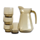 Decanter and four glasses