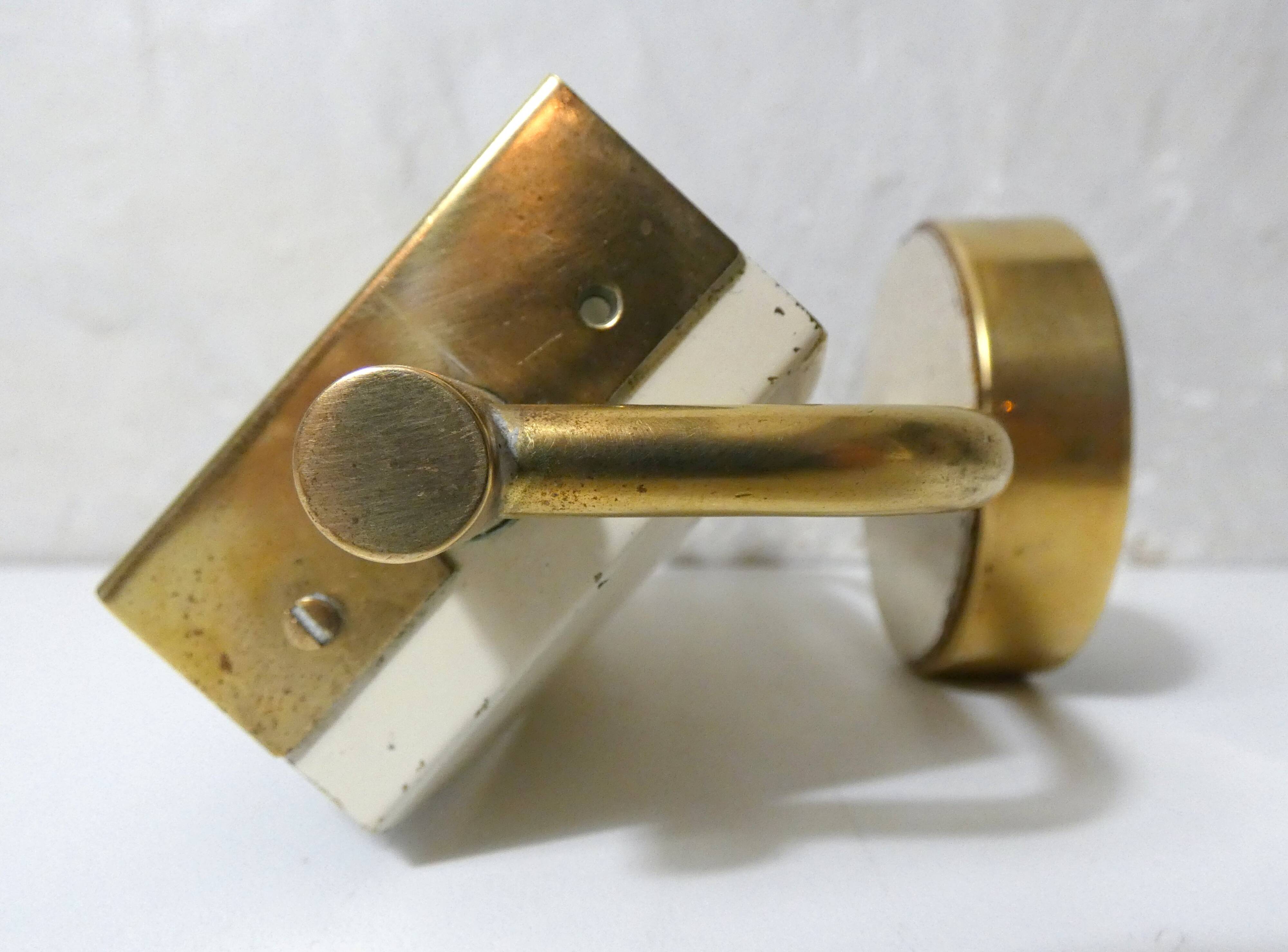 Pair of Jacques Biny mid-century design wall sconces