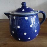 Former pea stoneware teapot