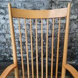 Rocking chair, model J16, in beech by Hans J. Wegner, 1960