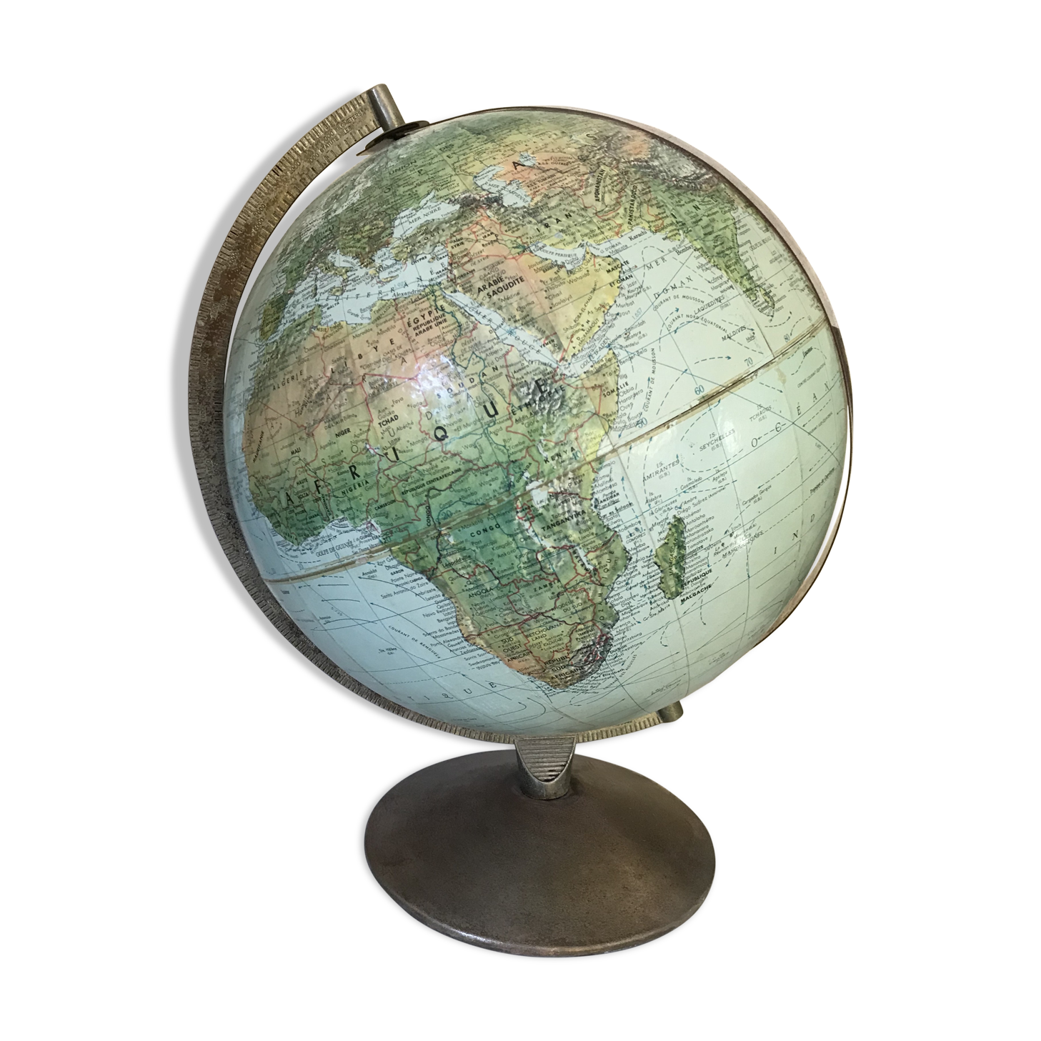 Earth Globe Scan-globe A/S Denmark 1950s
