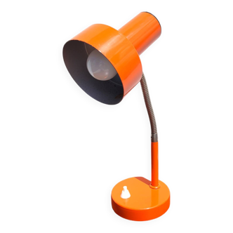 Lampe flexible orange 1970