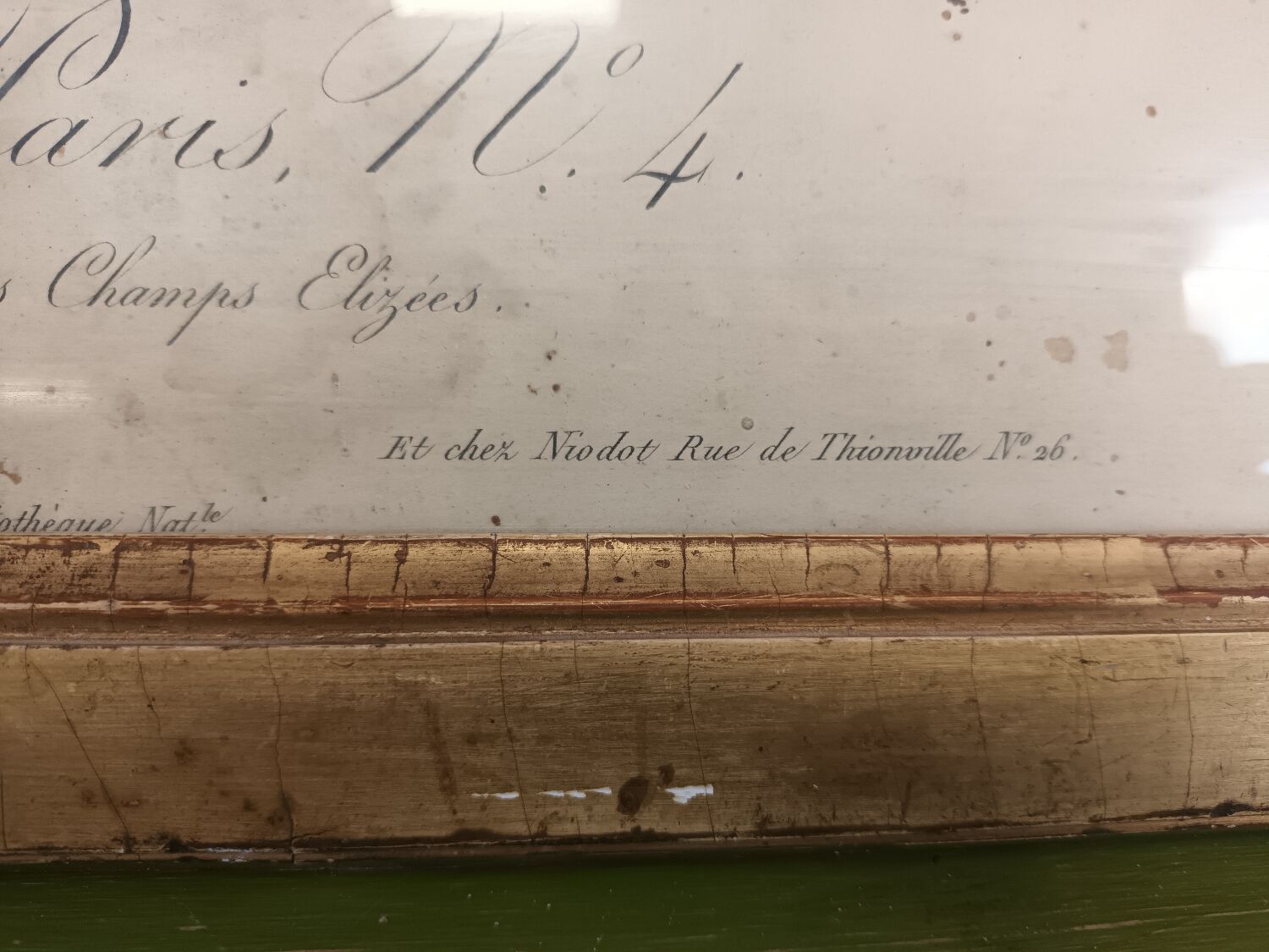 View of Paris engraving