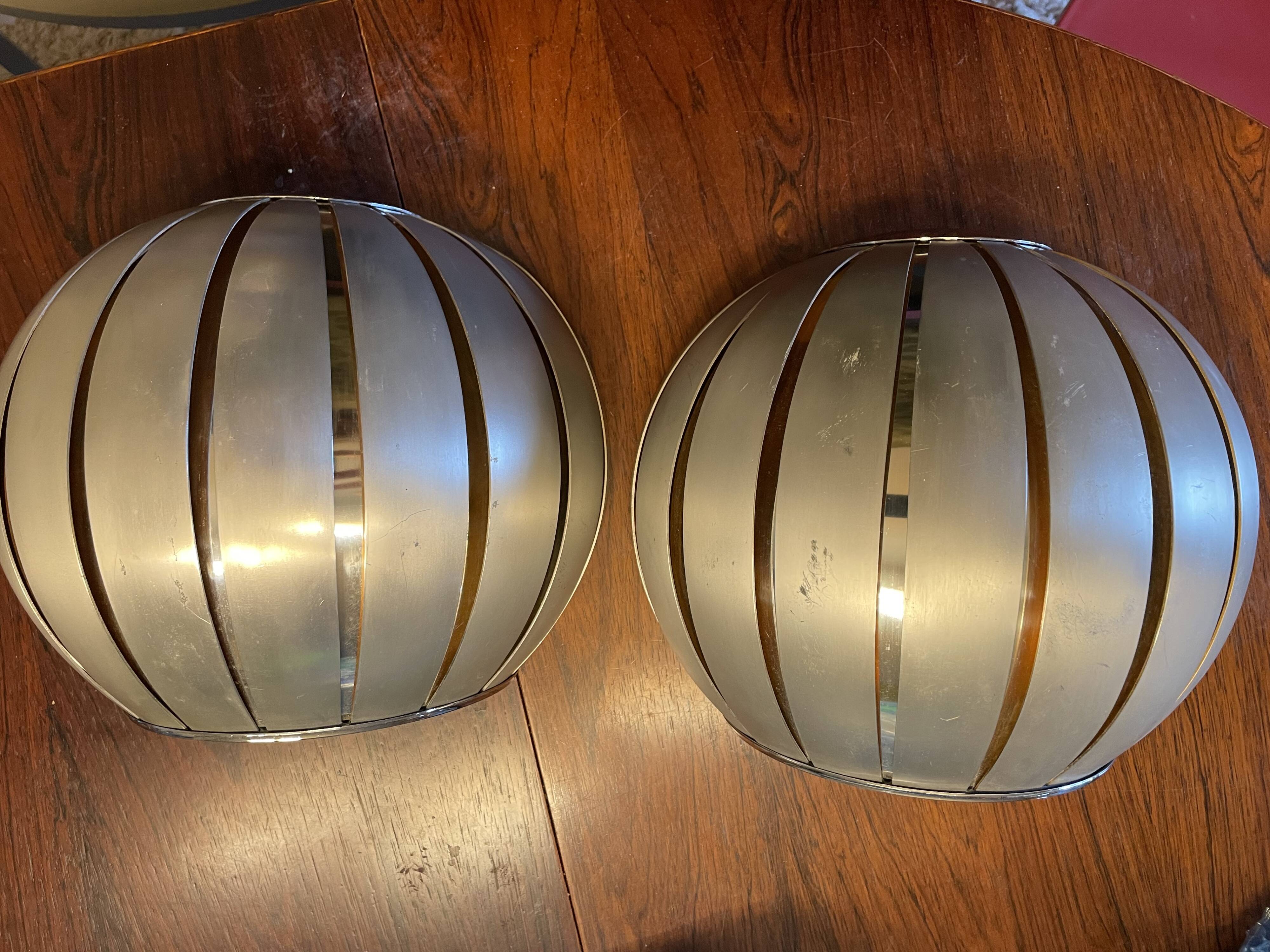 Pair of vintage wall lights