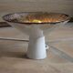 Lampe évasée en grès, pièce unique