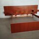 Scandinavian bed in vintage teak