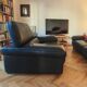 Canapés Roche Bobois cuir noir – 3/4 places + 2 places