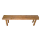 Bench 144 cm old patinated solid wood