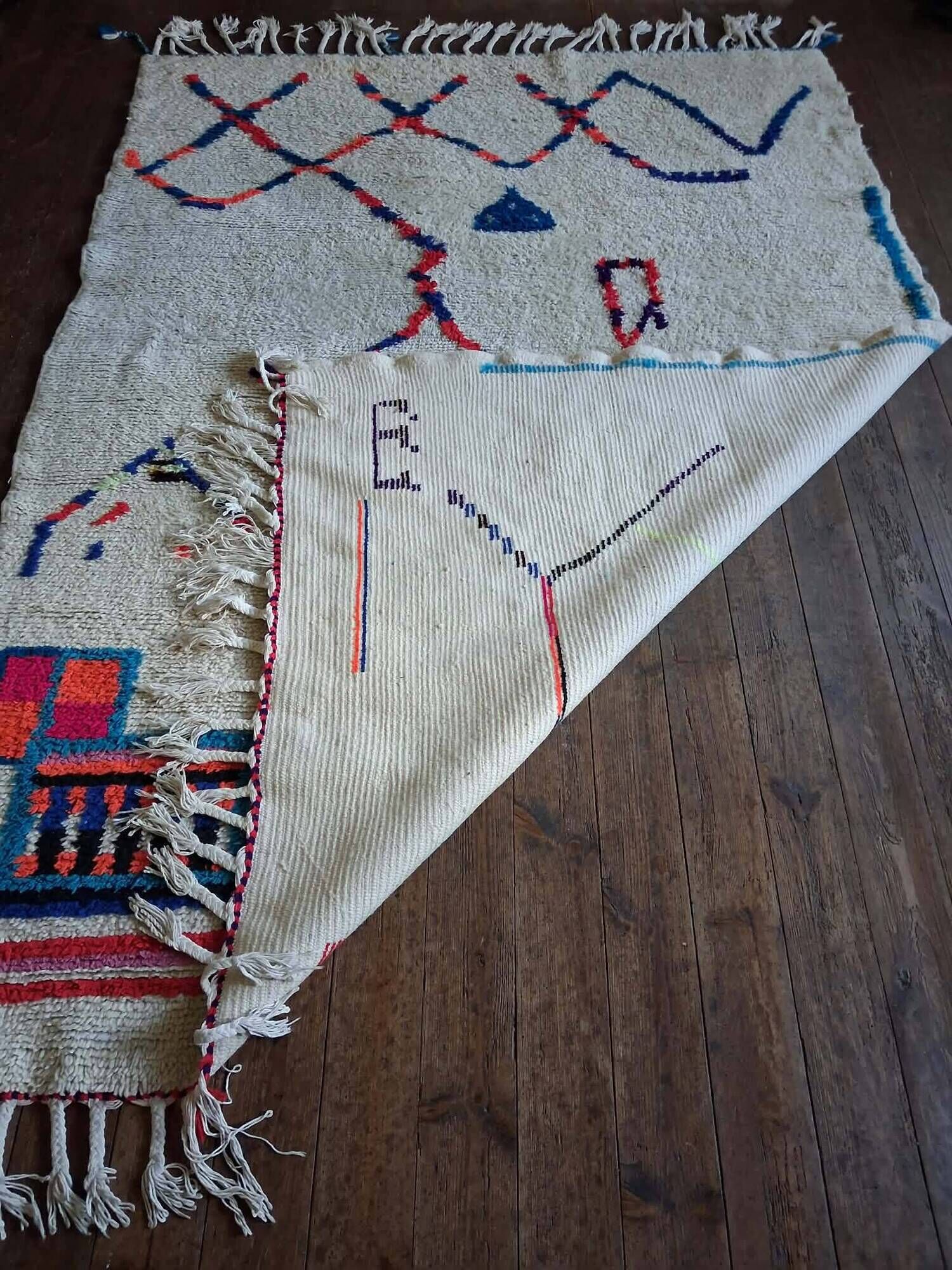 Handmade Beni Ouarain rug 240x170cm