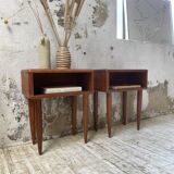 Pair of Scandinavian teak bedside tables