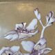 Empty ceramic square pocket after the design of Anne Froget for Jardin d'Ulysse