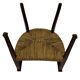 Art Deco chair minimalist oak wicker minimalist design