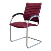 6 Cantilever Tubular Dining Chairs Model S74 FV by Josep Gorcica for Thonet