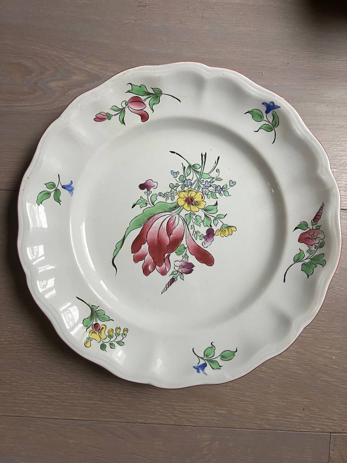 Luneville KG - set of 6 large plates