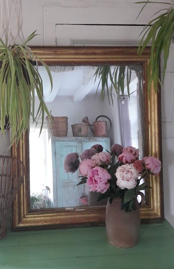 Gold foil mirror 90x78