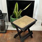 Folding cane stool