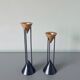 Postmodern candlesticks by Markus Borgens, 1980s, Set of 2