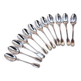 12 Silverplated teaspoons
