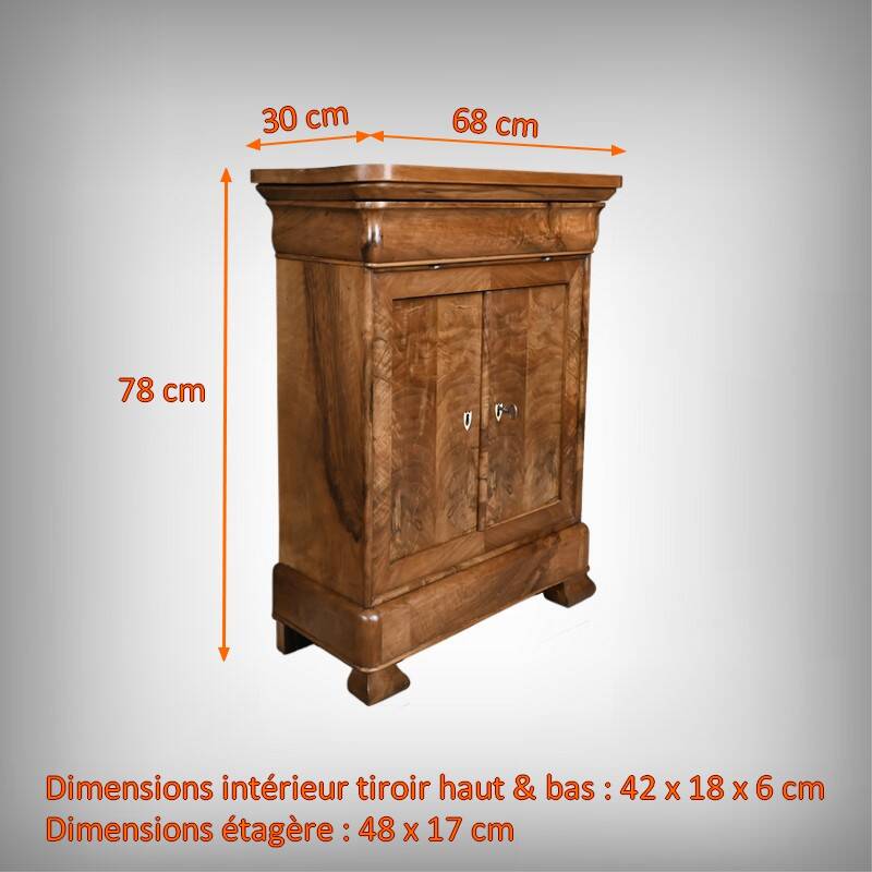 Small Buffet in Walnut, Louis-Philippe style – 19th century