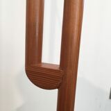 Vintage lamp 1960 wood goes up and down