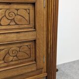 Brutalist oak sideboard by Joseph Savina circa 1950