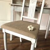 Dressing table with chair