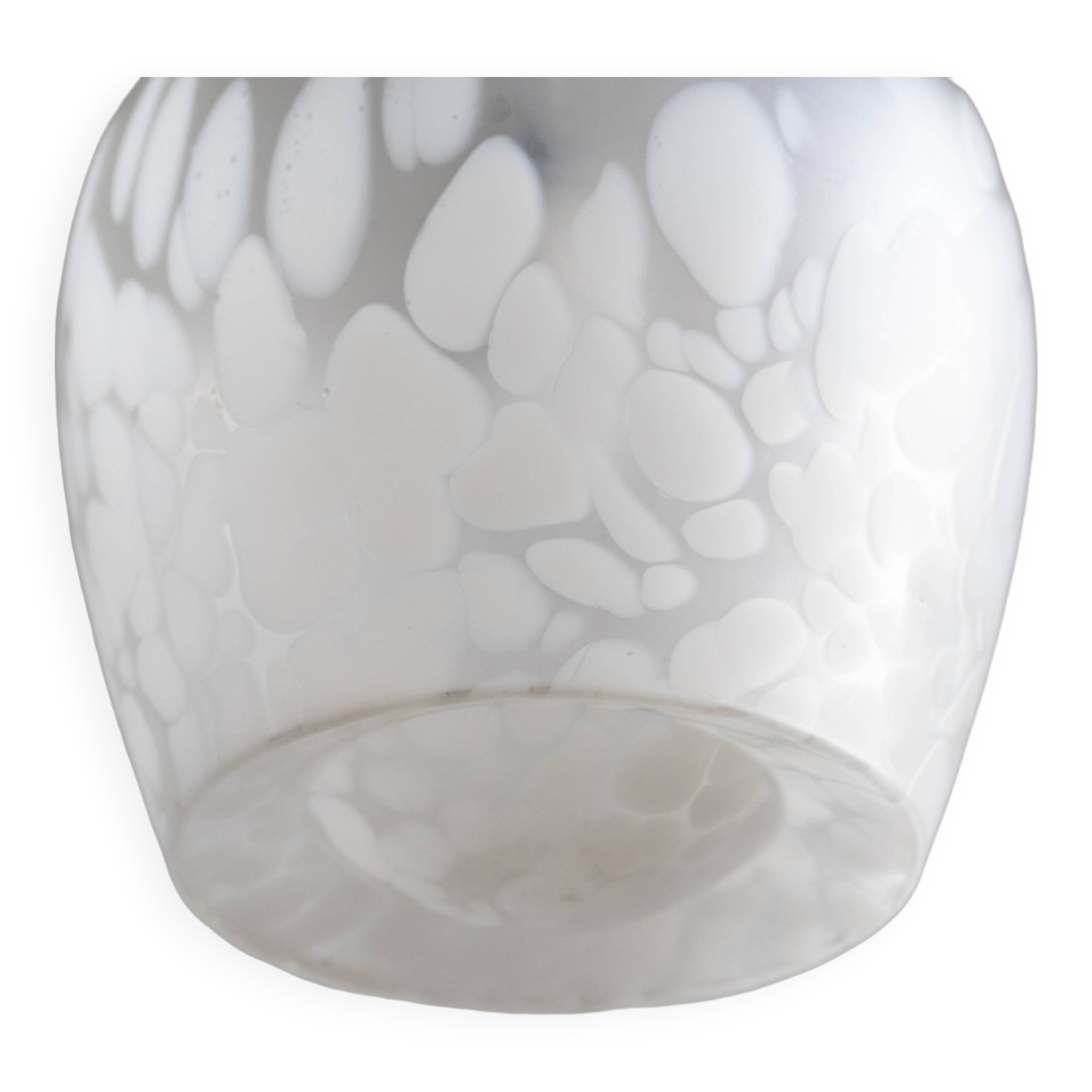 Czechoslovak Flakestone Glass Hanging Lamp, 1970s