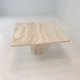 Italian travertine coffee table, 1980's