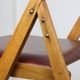 Vintage red Eden folding chair by Gio Ponti