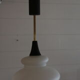 Opaline suspension lacquered steel and brass