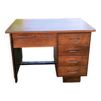 Mid-century teacher's desk.