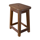 Old Burmese teak workshop stool
