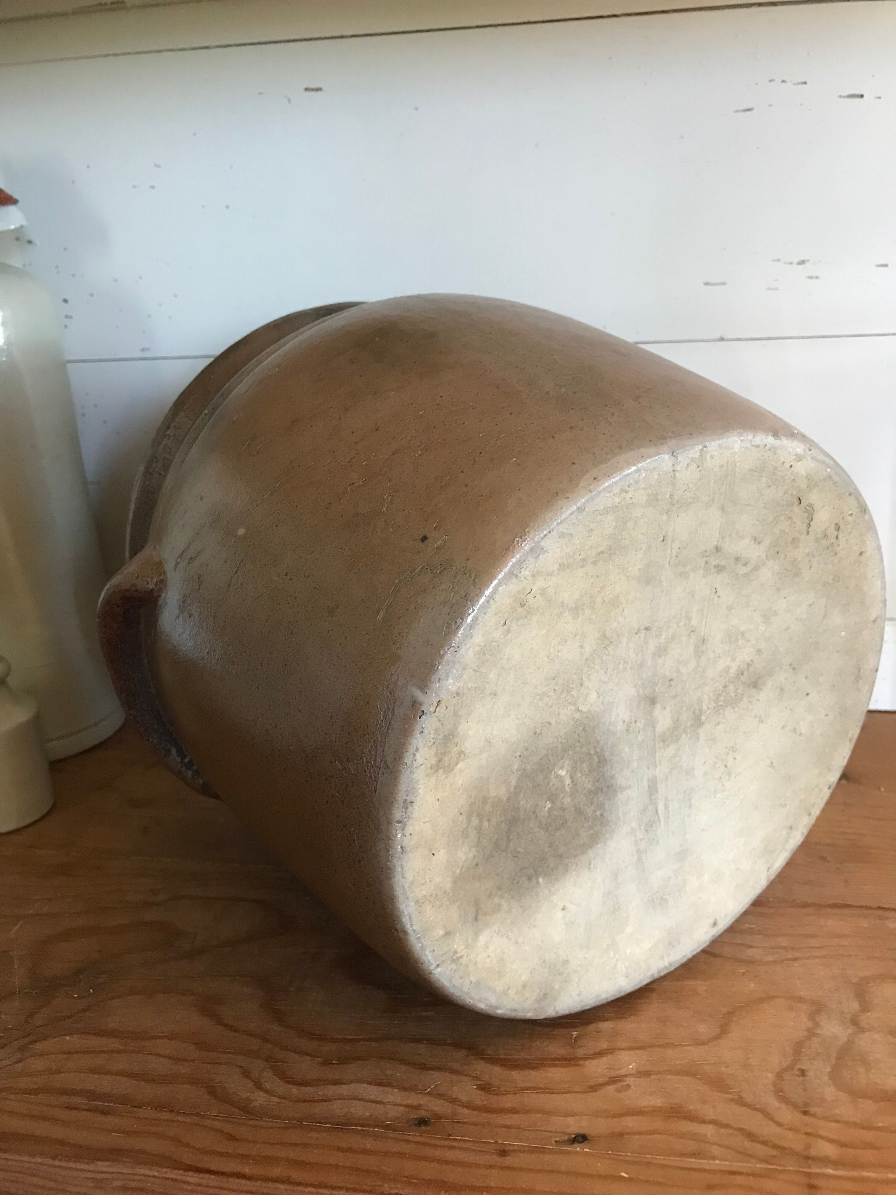 5l glazed sandstone pot