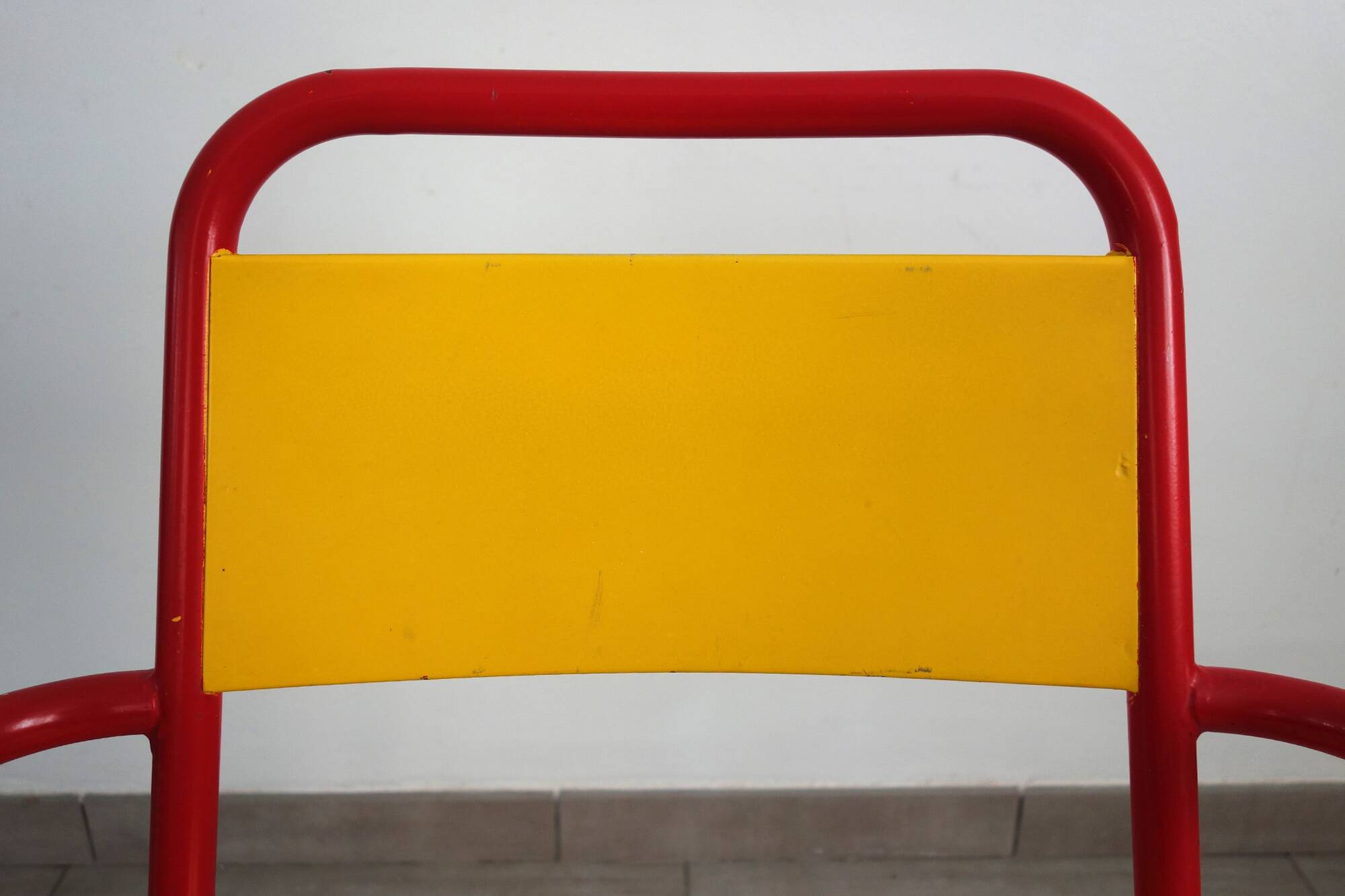 Stella metal armchair, indislocable, 50s