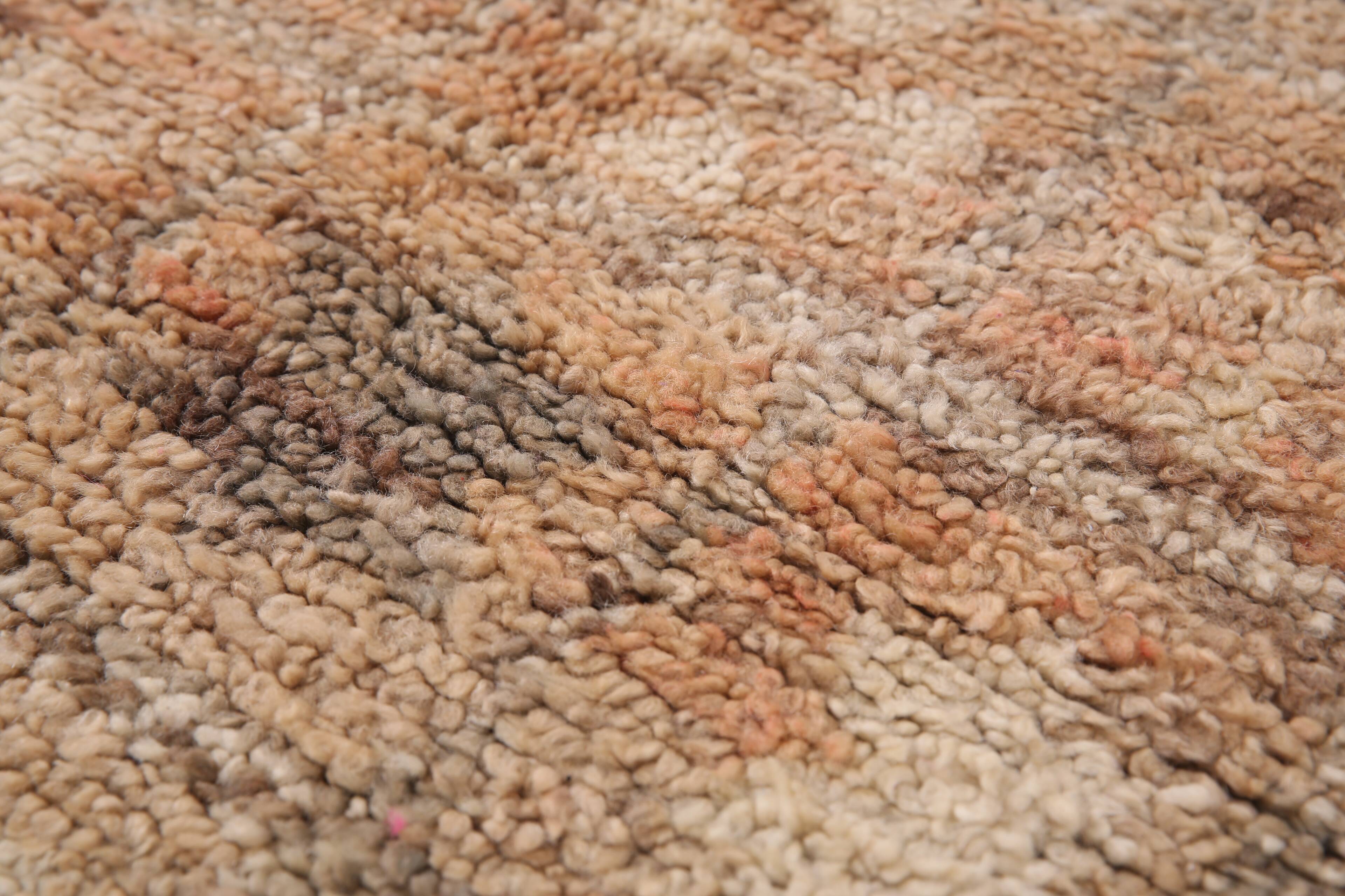 Peach Vintage Moroccan Rug 174 x 263 cm - Berber Wool Rug - Handmade rug