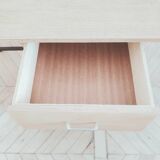 Renovated vintage modernist desk, metal & oak, 1950s/60s