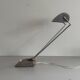 Large metal desk lamp with Wood Design texture by Eileen Gray, 1950s, France.