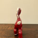 Small retro red horse from the 40s made in England/ceramic