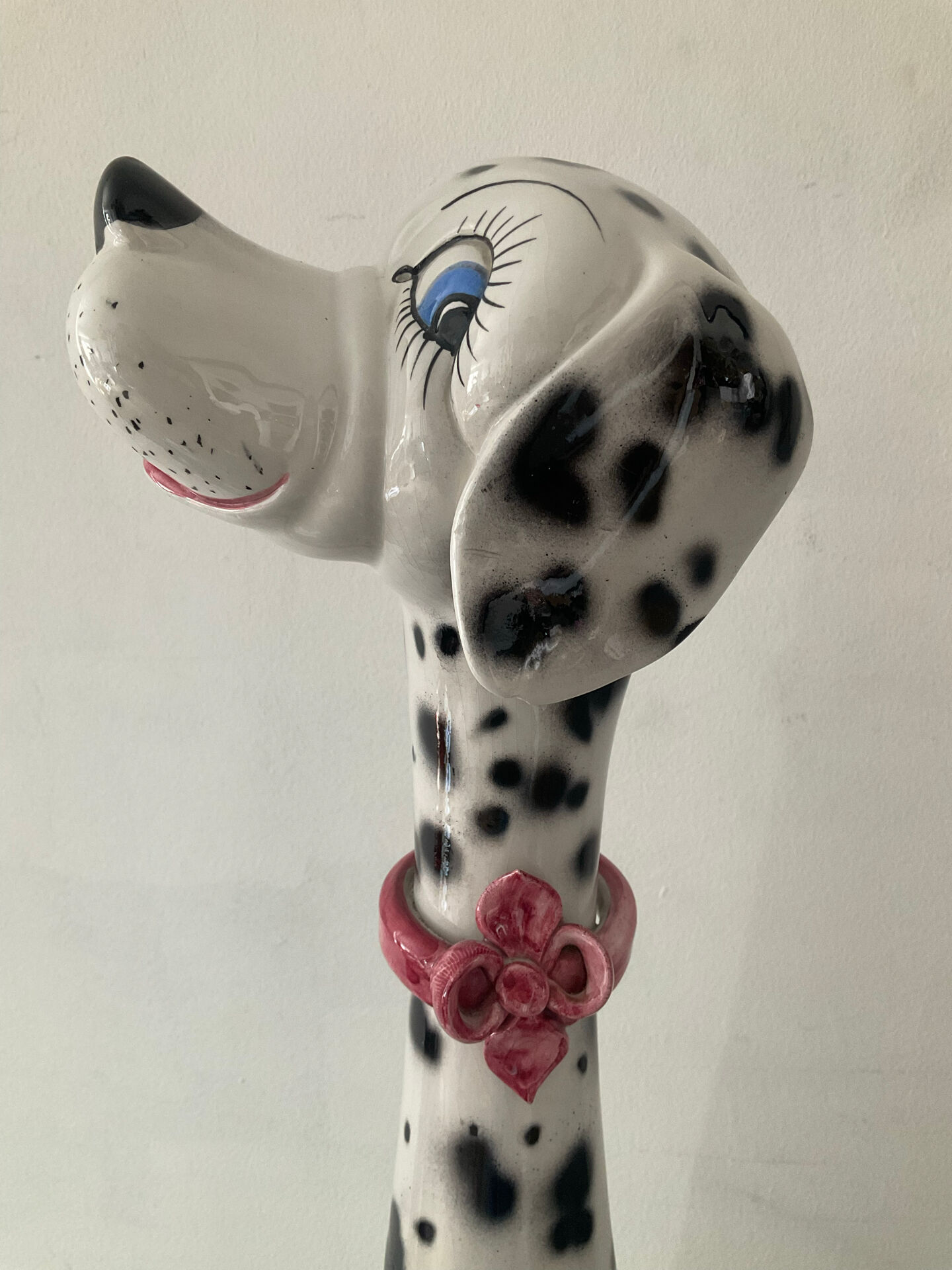 Large Dalmatian in Italian ceramic from the 1970s.