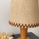 Wooden table lamp, 70s