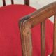 Set of 4 red dining chairs by Antonin Suman for Interier Praha.