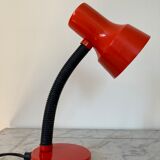 Vintage red metal lamp