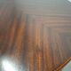 1930s Czechoslovak Art Deco Round Table in Wood and Veneer