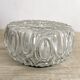 Vintage round molded glass ceiling light